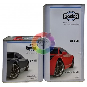 Лак BASLAC 40-450 КОМПЛЕКТ, 5л + затв. 50-420, 2.5л 