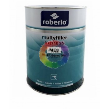 Грунт акриловый автомобильный ROBERLO MULTYFILLER ME3 темно-серый 4 л (без отвердителя)