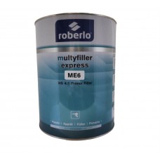 Грунт акриловый автомобильный ROBERLO MULTYFILLER ME6, черный , 4 л (без отвердителя)