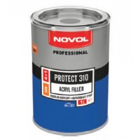 Грунт для авто акриловый Novol PROTECT 310 4+1, черный, 1 л (без отвердителя)
