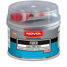Шпатлевка автомобильная со стекловолокном Novol FIBER 0,2 кг